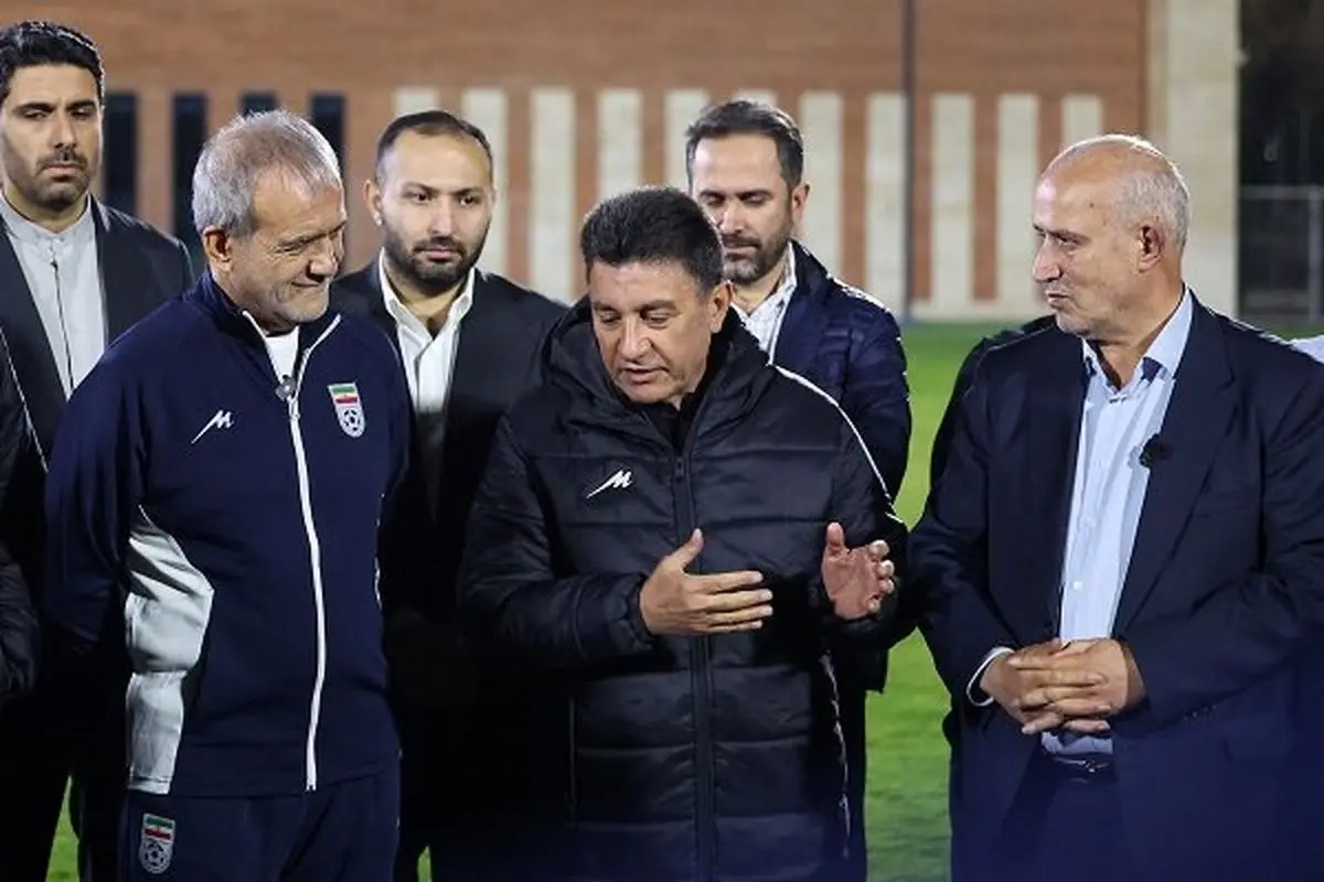 دیدار رئیس‌جمهور با بازیکنان و کادر فنی تیم ملی فوتبال