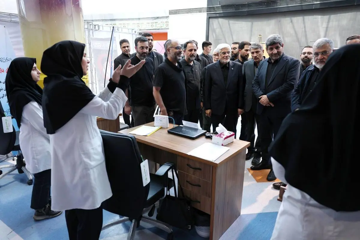 بازدید میدانی معاون اول رئیس‌جمهور از مراکز اسکان و درمان زائران مراسم تشییع رهبر شهید