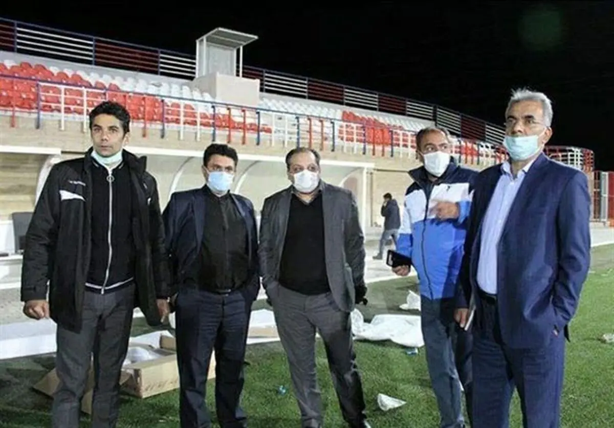 بازدید مهدی از ورزشگاه خانگی مس رفسنجان