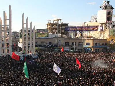 حضور تعدادی از مسئولان کشوری در مراسم عزاداری حسینیه اعظم زنجان 