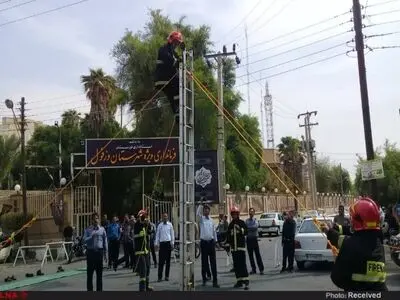 آئین تجلیل از آتش نشانان دزفول برگزار شد + عکس
