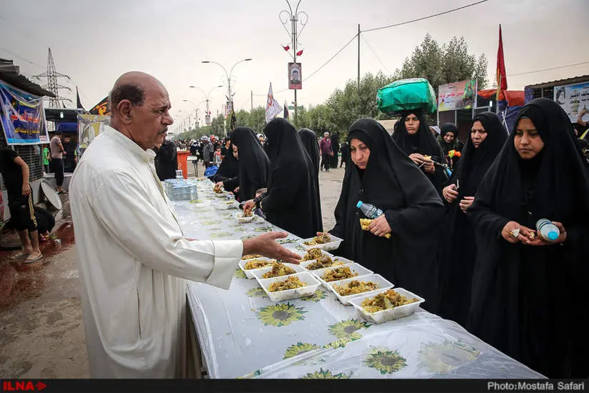 راهپیمایی اربعین از نجف تا کربلا