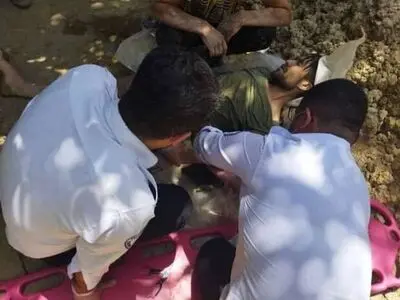 نجات جان یک کارگر چاهکن از عمق ۵۰متری چاه 