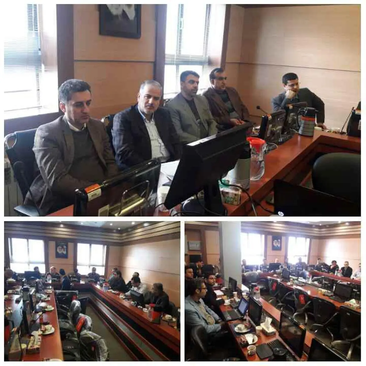 جلسه کارگروه تخصصی پدافند غیرعامل راه و شهرسازی گیلان 