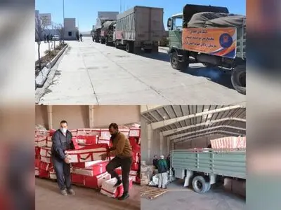 دومین محموله اهدایی شرکت مس به جنوب کرمان رسید