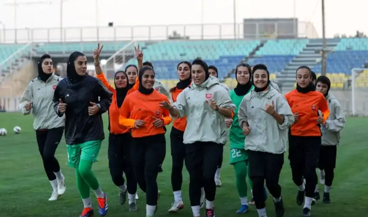 برگزاری تمرین تیم بانوان پرسپولیس پس از ۵ روز تعطیلی