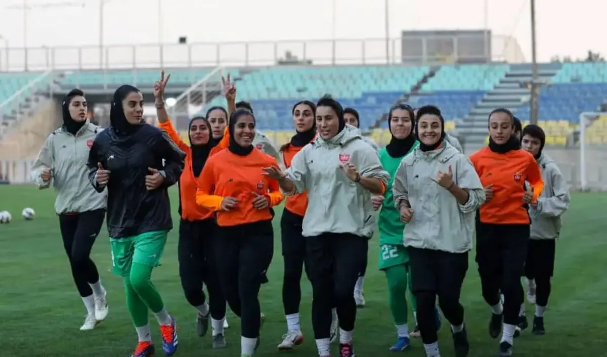 برگزاری تمرین تیم بانوان پرسپولیس پس از ۵ روز تعطیلی