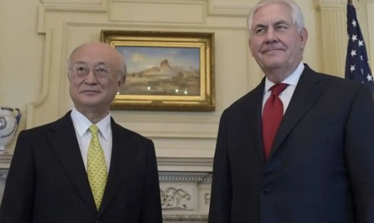Tillerson, Amano discuss Iran nuclear pact