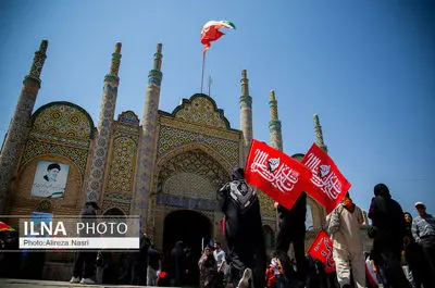 پیاده‌روی جاماندگان اربعین در قزوین