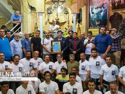 سالار عقیلی میهمان زورخانه مرحوم پهلوان باباشاهوردی قزوین
