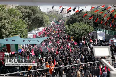پیاده‌روی جاماندگان اربعین در تهران