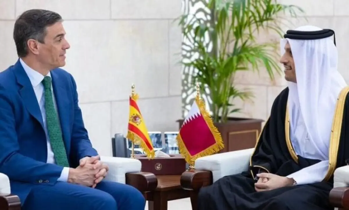 گفت‌وگوی تلفنی وزیر خارجه قطر و نخست‌وزیر اسپانیا
