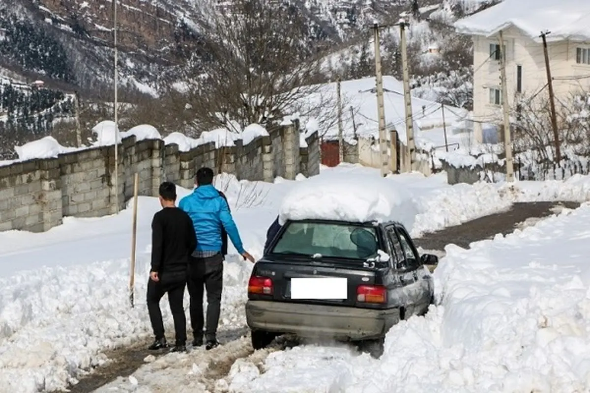 هشدار نارنجی هواشناسی درباره بارش برف در برخی مناطق ایران 