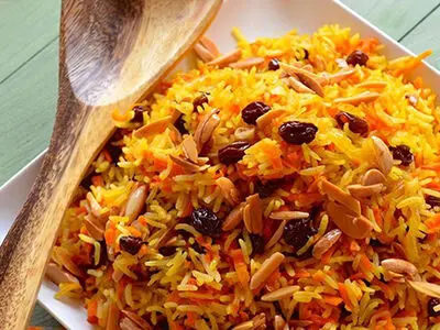 قاطی‌پلو خوشمزه به روش رستورانی 