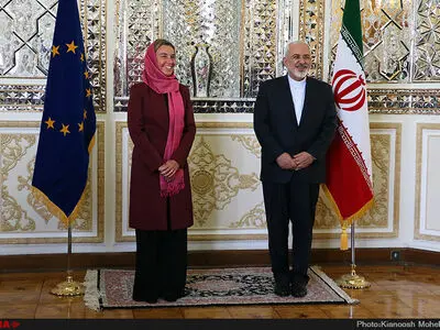 ظریف و فدریکا موگرینی دیدار کردند