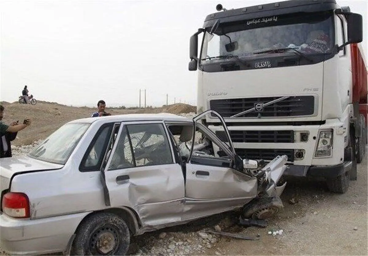 مرگ پدر و پسر در حادثه رانندگی  محور اسلام آباد غرب