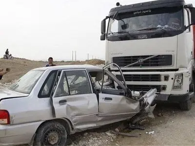 مرگ پدر و پسر در حادثه رانندگی  محور اسلام آباد غرب