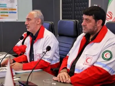 امدادگران هلال احمر در جنگ ۱۲ روزه خوش درخشیدند