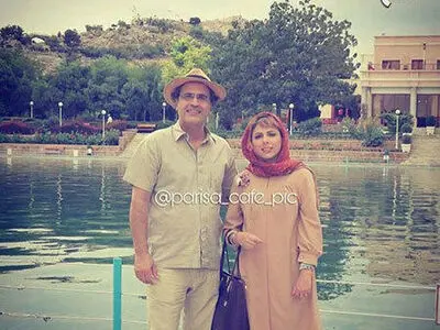 آقای بازیگر و همسرش در حال گشت و گذار