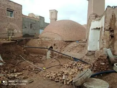 نامه فعالان میراث فرهنگی به وزیر میراث‌: تخریب ورودی شهر زیرزمینی نوش‌آباد برای ساخت آمفی‌ تئاتر