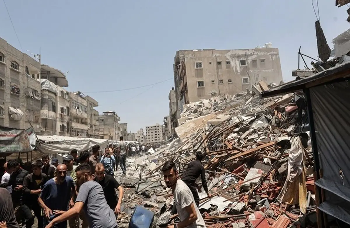 حملات اسرائیل به چادر آوارگان فلسطینی در غرب غزه