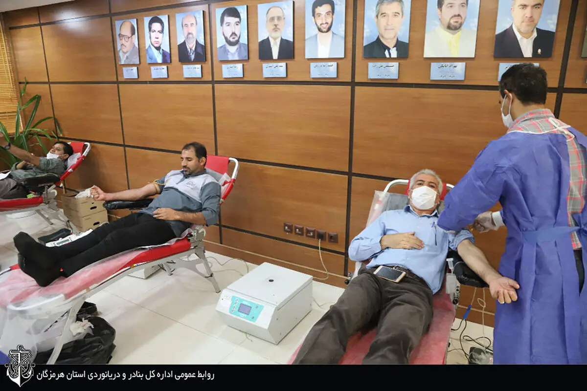 مشارکت کارکنان بنادر و دریانوردی هرمزگان در پویش مدار مهربانی