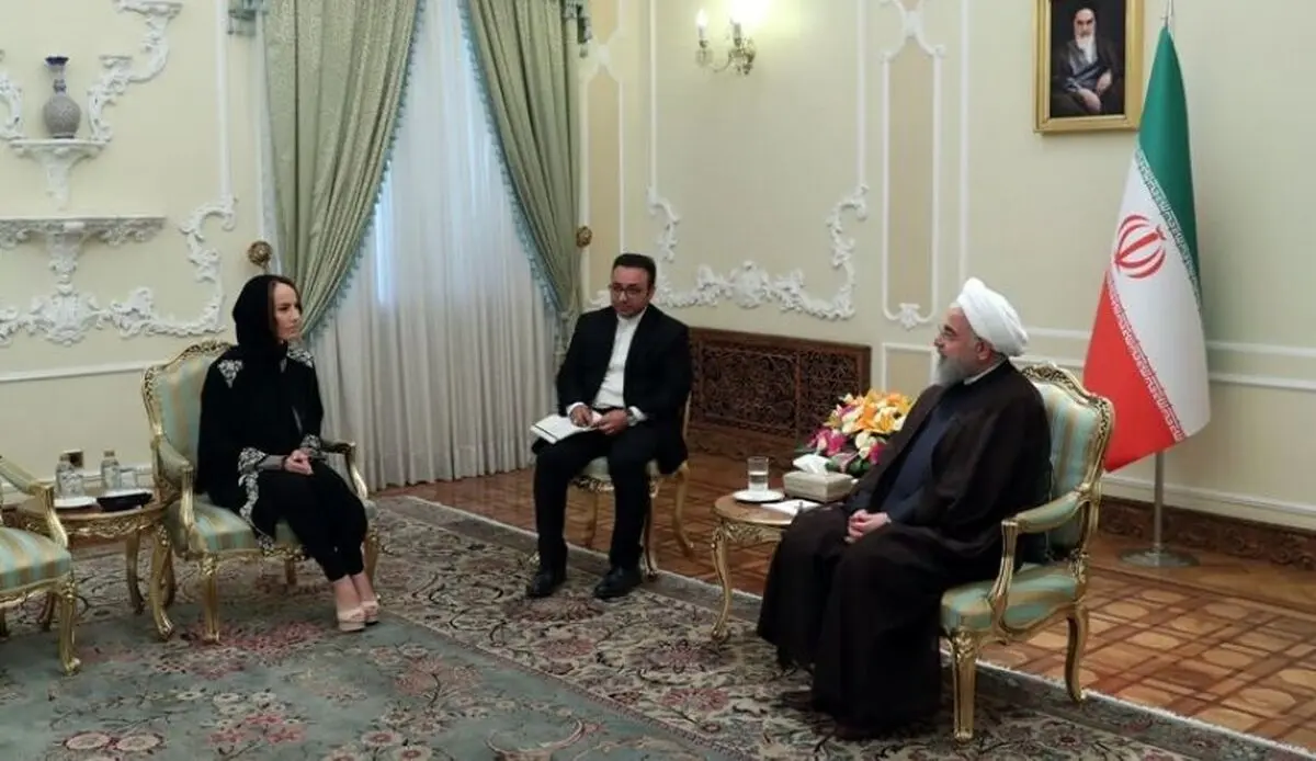 روحانی: البلطجیة الامریکیة مصدر معظم المشاکل فی العالم