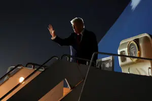 ترامپ عازم واشنگتن شد