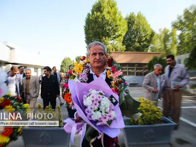 استقبال از سر مربی تیم ملی تنیس روی میز جمیل لطف الله نسب