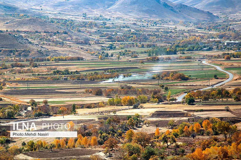  طبیعت پاییزی روستای سرسختی علیا