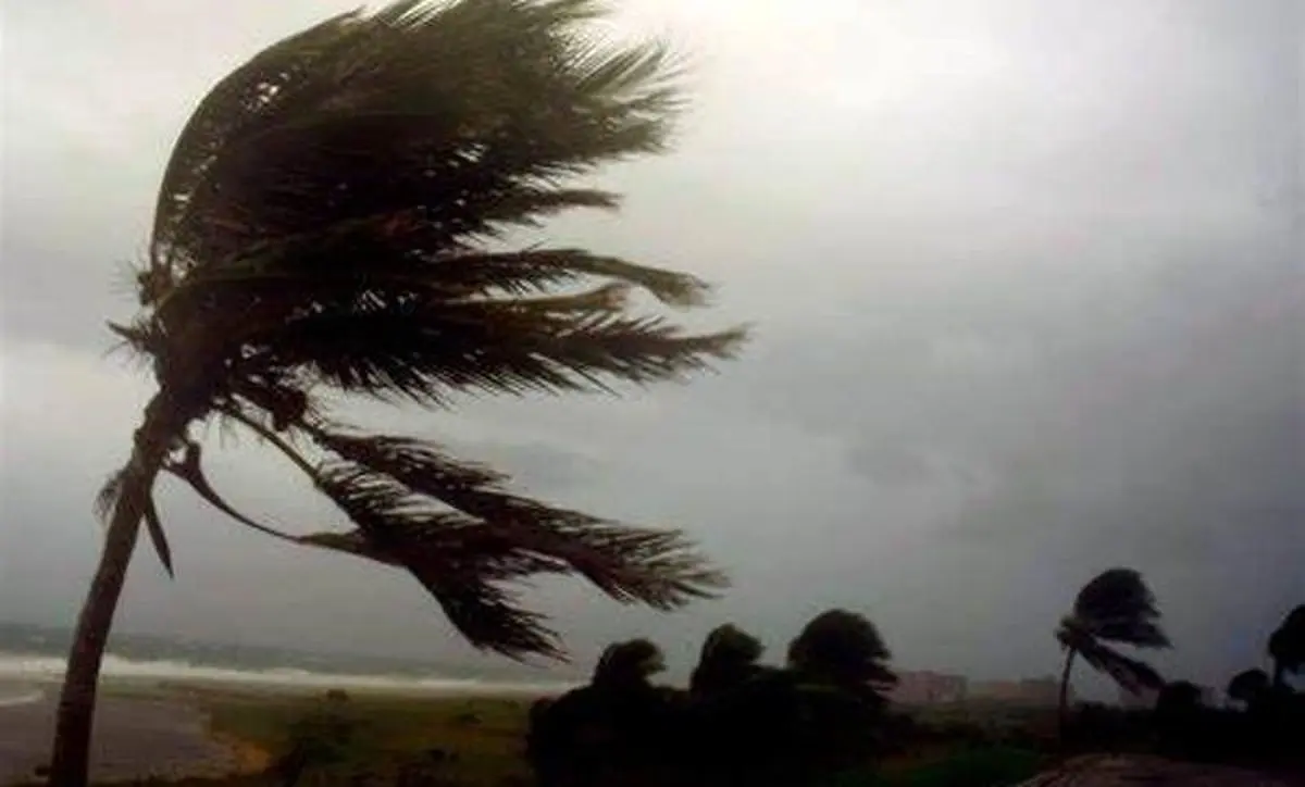 عبور طوفان از بوشهر بدون خسارت جانی و مالی