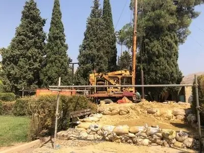 حفر چاه ۲۰۰ متری برای تأمین آب پایدار مجموعه سعدی