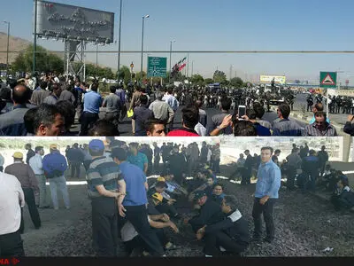 تعدادی از کارگران هپکو و آذرآب در محل کارشان حاضر شدند/حضور عوامل انتظامی در اطراف کارخانه‌‌ها