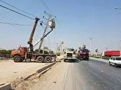 تأمین روشنایی معابر اصلی فازهای ۴ و ۷ شهر جدید هشتگرد