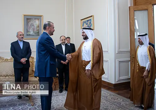 دیدار وزیر خارجه با وزیر مشاور در امور خارجه دولت قطر