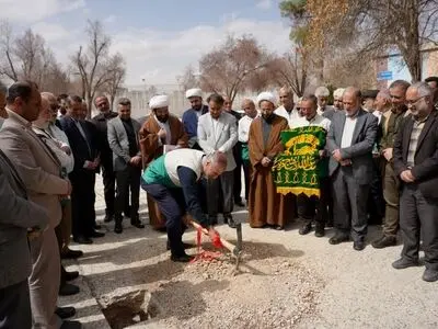 آغاز عملیات اجرایی ساخت اولین چایخانه امام رضا (ع)  در شهرستان زرقان 