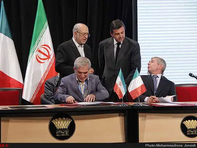 نشست مشترک تجار و صاحبان صنایع ایران و ایتالیا