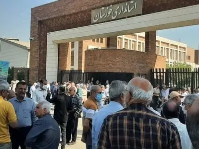 تجمع بازنشستگان صندوق فولاد در اهواز 