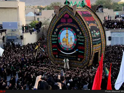 مراسم نخل گردانی و عزاداری / استان یزد