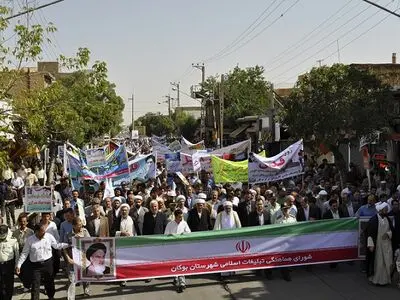 بوکان به رنگ مقاومت درآمد/ گرمای بی‌سابقه مانع حضور نشد