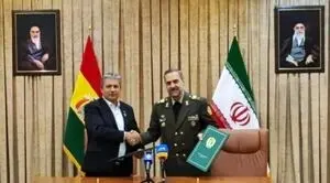 وزرای دفاع ایران و بولیوی تفاهم‌نامه همکاری امضا کردند