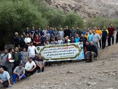 همایش کوه‍پیمایی کارکنان سازمان عقیدتی سیاسی ارتش برگزار شد