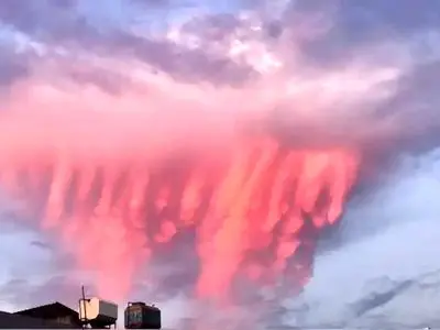 ابرهای عجیب ماموتی در ترکیه + عکس