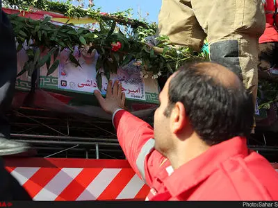 برگزاری مراسم بزرگداشت شهدای آتش‌نشان در حسینیه ارشاد