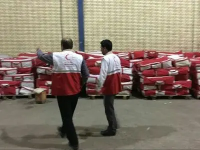کمک های ارسالی جمعیت هلال‌احمر استان البرز به مناطق سیل زده 