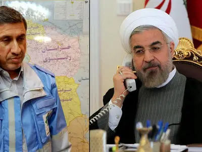 تماس تلفنی رییس جمهوری با استاندار البرز