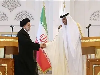 الرئیس الإیرانی لأمیر قطر: المشاورات واللقاءات المکثفة مؤثرة إیجابیا فی تنفیذ الاتفاقات بین بلدینا