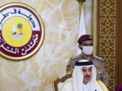 امیر قطر عازم ریاض شد

