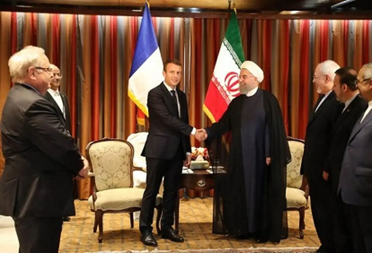 Talks with US meaningless while sanctions still in place, Rouhani tells Macron