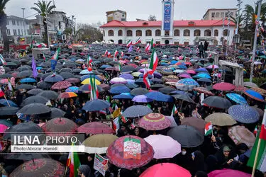 راهپیمایی 22 بهمن در استان گیلان ( رشت )